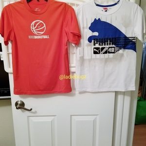 2 Tee's Nike & Puma Athleticwear Bundle